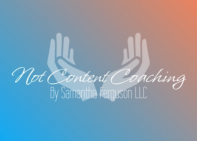 Life coaching website and brand design for Not Content Coaching, a personal growth company built by BastionTech